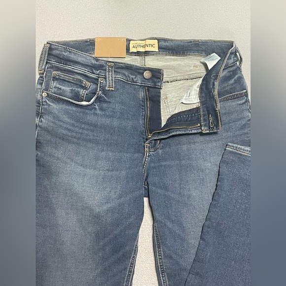 NWT Silver Jeans Authentic The Athletic Men’s 33 X 30 Stretch Blue Loose Fit - Picture 2 of 6